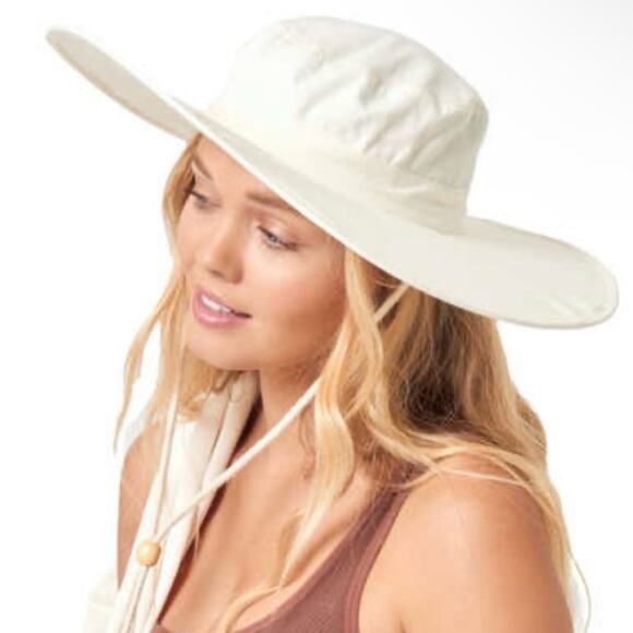 L*Space Women's Kokomo Hat Set Cream New with Tags